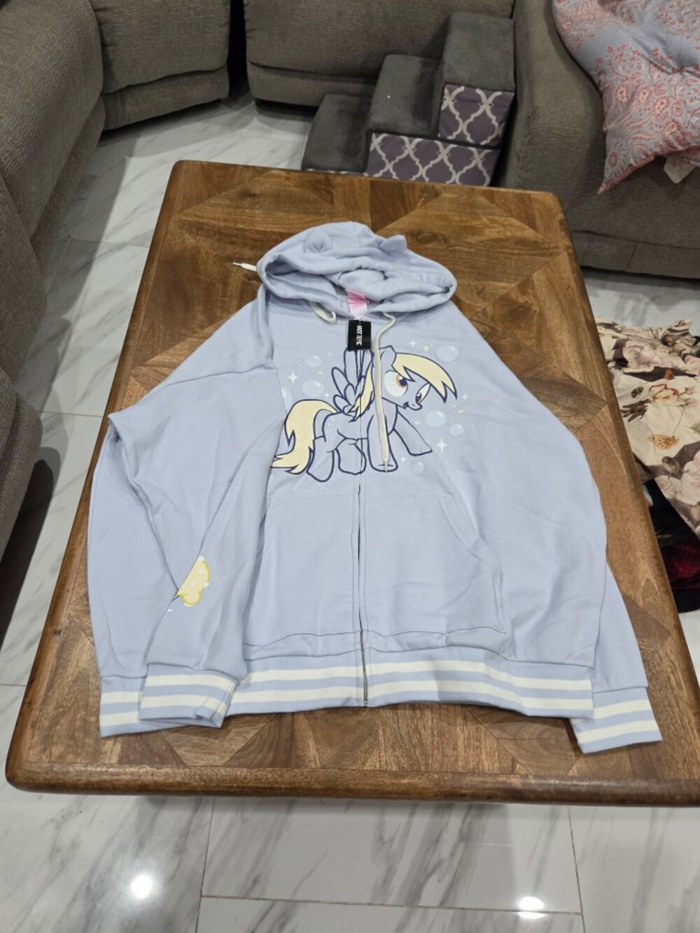 Her Universe My Little Pony sweatshirt with ears size 2x New